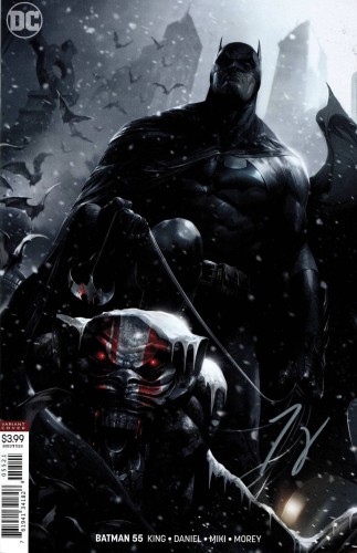 DF BATMAN #55 MATTINA VAR KING SILVER SGN