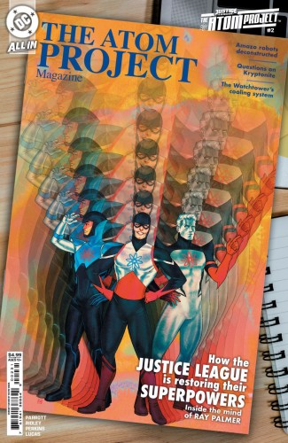 JUSTICE LEAGUE THE ATOM PROJECT #2 (OF 6) CVR C KEVIN WADA CARD STOCK VAR