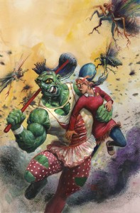 TOXIC AVENGER #5 (OF 5) CVR D HARPER BAGGED W TC CARD