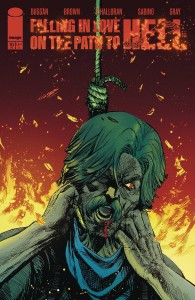 FALLING IN LOVE ON PATH TO HELL #10 CVR A BROWN