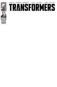 TRANSFORMERS #19 CVR G BLANK SKETCH CVR