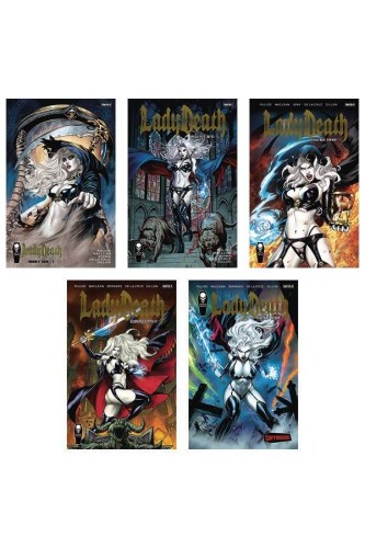 LADY DEATH CHAPTERS 6-10 PREMIERE ED SET