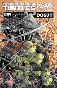 TMNT USAGI YOJIMBO WHEREWHEN #3 CVR E 50 COPY INCV PETERSEN