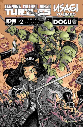 TMNT USAGI YOJIMBO WHEREWHEN #2 CVR E 50 COPY INCV PETERSEN