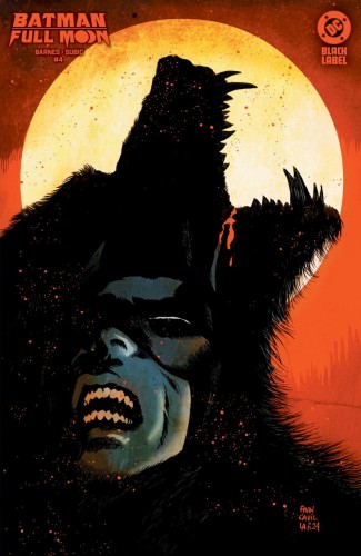 BATMAN FULL MOON #4 (OF 4) FRANCESCO FRANCAVILLA CARD STOCK VAR