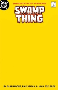 SAGA OF THE SWAMP THING #37 FACSIMILE EDITION CVR E BLANK CARD STOCK VAR