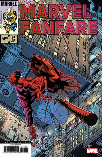 MARVEL FANFARE #15 25 COPY INCV FACSIMILE ED MASON VAR
