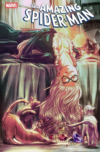 AMAZING SPIDER-MAN #1 NIMIT MALAVIA BLACK CAT