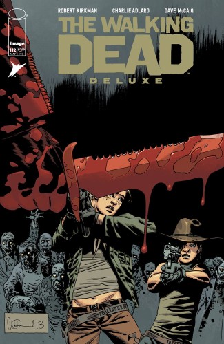 WALKING DEAD DELUXE #112 CVR B CHARLIE ADLARD & DAVE MCCAIG VAR