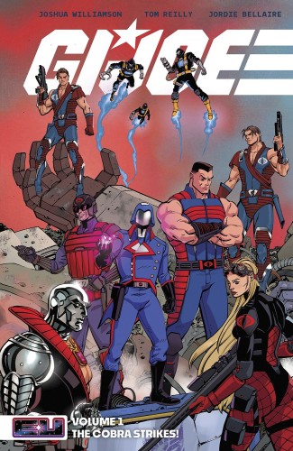 GI JOE TP VOL 01 THE COBRA STRIKES DIRECT MARKET EXCLUSIVE TOM REILLY RED CVR (9781534330061)