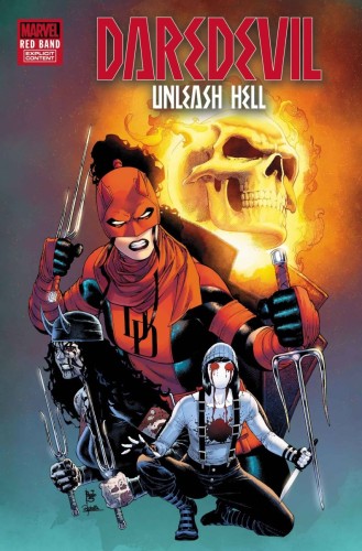 DAREDEVIL UNLEASH HELL RED BAND #5 (OF 5) (POLYBAG)