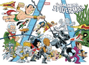 DF AMAZING SPIDER-MAN #52 MARVEL UNIVERSE VAR GIARRUSSO SGN