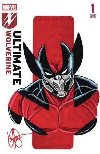 DF ULTIMATE WOLVERINE #1 HAESER SGN & REMARKED