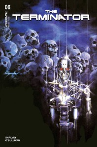 TERMINATOR #6 CVR P FOC BONUS ROSS BURNING EARTH ICON