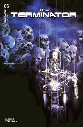 TERMINATOR #6 CVR P FOC BONUS ROSS BURNING EARTH ICON