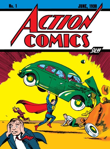 SUPERMAN DAY 2025 - ACTION COMICS #1 GOLDEN AGE SIZED FACSIMILE EDITION CVR C JOE SHUSTER FOIL VAR