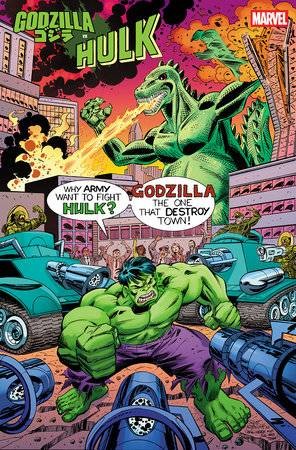 GODZILLA VS HULK #1 SCOTT KOBLISH CLASSIC VAR
