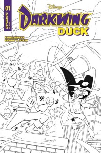 DARKWING DUCK #1 CVR Y 7 COPY FOC INCV BAGLEY LINE ART