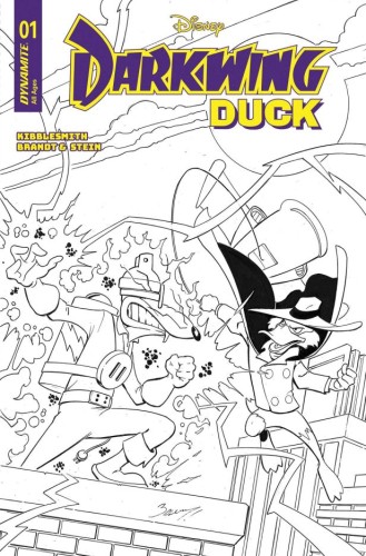 DARKWING DUCK #1 CVR Y 7 COPY FOC INCV BAGLEY LINE ART