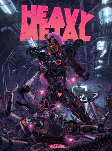 HEAVY METAL MAGAZINE #1 MASSIVE SELECT EXCLUSIVE TONY MOORE HOMAGE VAR