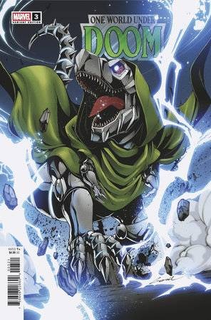 ONE WORLD UNDER DOOM #3 (OF 9) GODTAIL DOOMASAUR VAR
