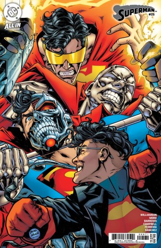 SUPERMAN #25 CVR E BRAD WALKER CARD STOCK VAR