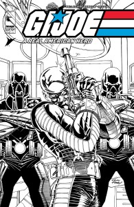 GI JOE A REAL AMERICAN HERO #317 CVR B ANDY KUBERT B&W VAR