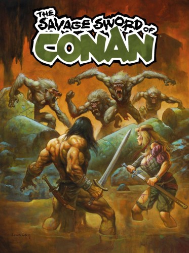 SAVAGE SWORD OF CONAN #9 CVR B HORLEY