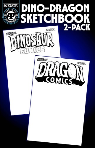 DINO DRAGON SKETCHBOOK 2 PACK
