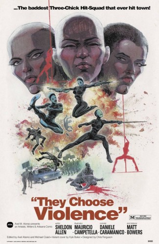 THEY CHOOSE VIOLENCE #1 (OF 5) CVR B BAKER