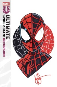 DF ULT SPIDER-MAN INCURSION #1 BLANK VAR SGN & REMARK