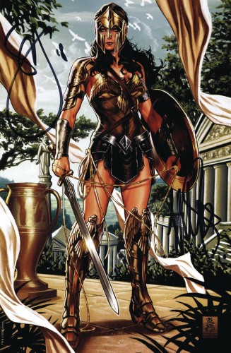 DF JUSTICE LEAGUE #1 CSA EXC VIRGIN SNYDER & BROOKS SGN