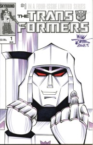 DF IMAGE CVR ART SGN & REMARK TRANSFORMERS HOMAGE TORRES SKE