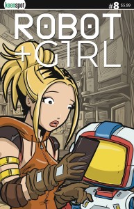 ROBOT + GIRL #8 CVR B NOTIFICATION HOLOFOIL