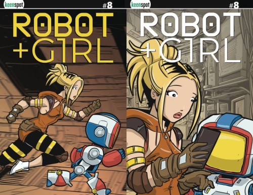 ROBOT + GIRL #8 CVR C HOLOFOIL FLIPBOOK