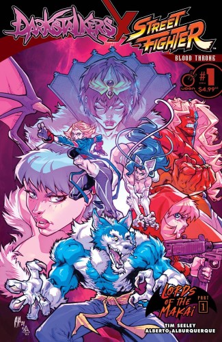 DARKSTALKERS X STREET FIGHTER BLOOD THRONE #1 CVR A