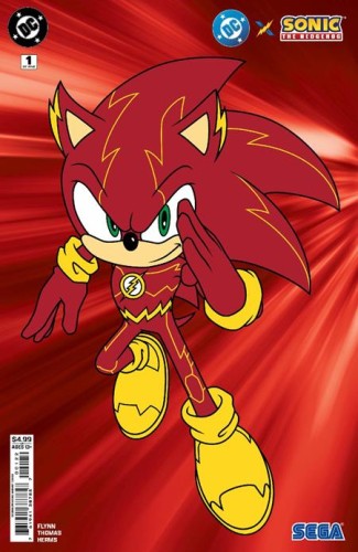 DC X SONIC THE HEDGEHOG #1 (OF 5) 2nd PTG Second Printing Cvr B Flash Card Stock var