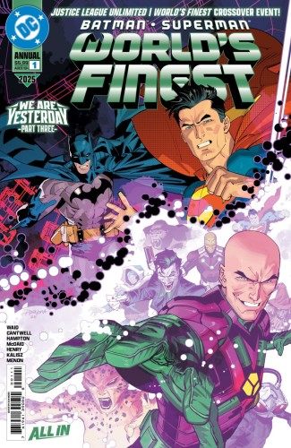 BATMAN SUPERMAN WORLDS FINEST 2025 ANNUAL #1 (ONE SHOT) CVR A DAN MORA CONNECTING (WE ARE YESTERDAY)