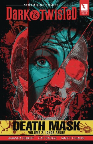 STORM KING DARK & TWISTED DEATH MASK GN VOL 02 ICHOR AZURE (9798988728597)