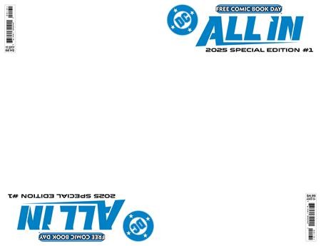 FCBD 2025 - DC ALL IN ABSOLUTE UNIVERSE 2025 FCBD SPECIAL EDITION BLANK VAR
