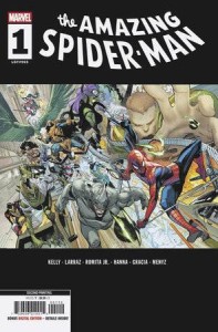 AMAZING SPIDER-MAN #1 2ND PTG PEPE LARRAZ VAR