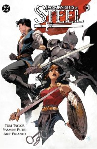 DARK KNIGHTS OF STEEL THE DELUXE EDITION HC DIRECT MARKET EXCLUSIVE DAN MORA VAR CVR