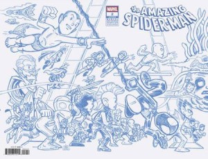 AMAZING SPIDER-MAN #2 50 COPY INCV CONNECT LINE SKETCH VAR L