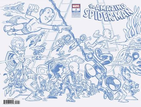 AMAZING SPIDER-MAN #2 50 COPY INCV CONNECT LINE SKETCH VAR L