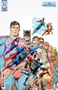 JUSTICE LEAGUE UNLIMITED #6 CVR E INC 1:25 DAN JURGENS CARD STOCK VAR (WE ARE YESTERDAY)
