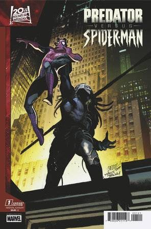 PREDATOR VS SPIDER-MAN #1 (OF 4) PEPE LARRAZ PROMO ART VAR
