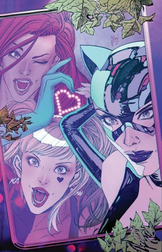 GOTHAM CITY SIRENS UNFIT FOR ORBIT #5 (OF 5) CVR C GUILLEM MARCH CONNECTING CARD STOCK VAR