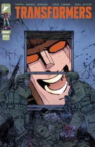 TRANSFORMERS #22 CVR A DANIEL WARREN JOHNSON & MIKE SPICER