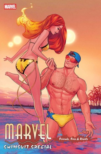 MARVEL SWIMSUIT SPECIAL FRIENDS FOES & RIVALS #1 DAUTERMAN VAR