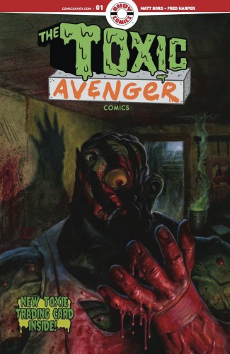 TOXIC AVENGER COMICS #1 CVR D HARPER BAGGED W TC CARD